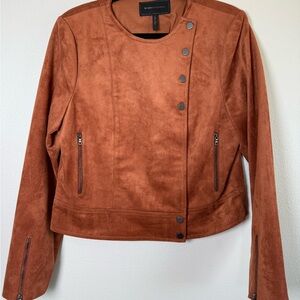 BCBGMaxAzria Rust soft suede, feel Jacket